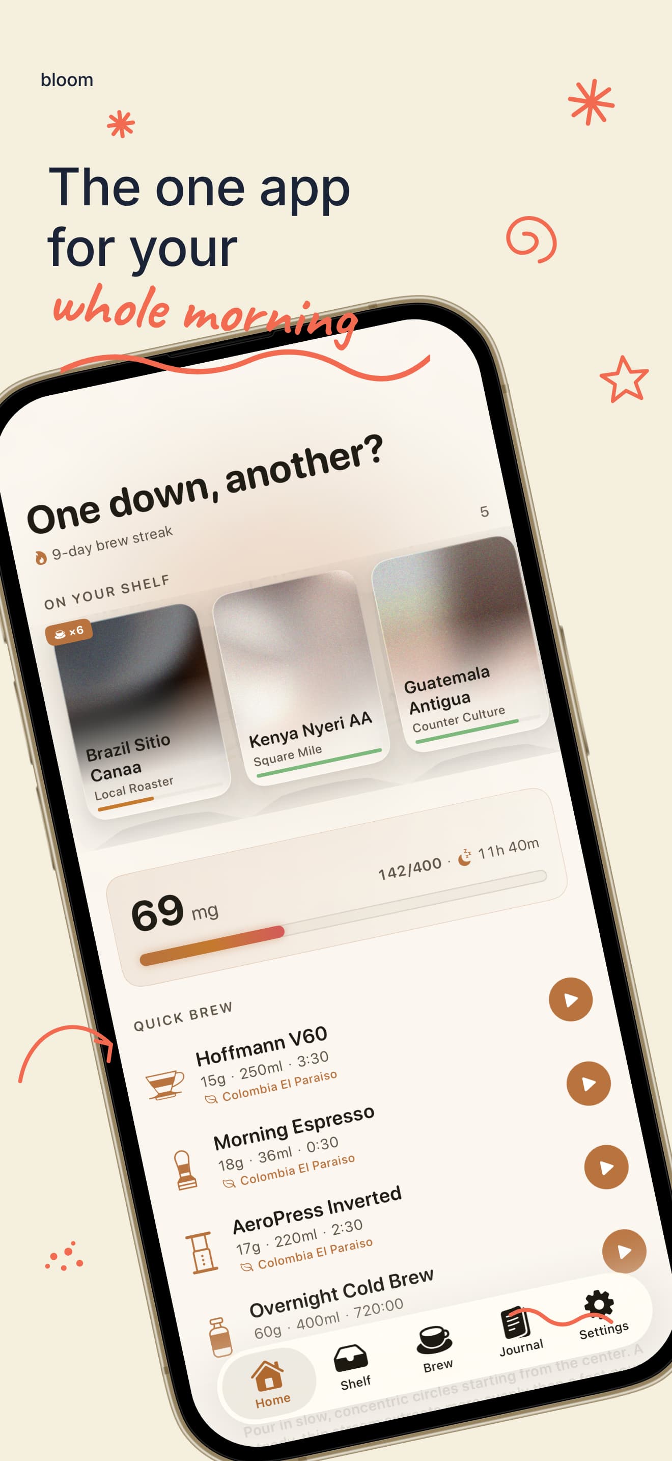 Example App Store screenshot in the Hand-Drawn Editorial Tasks style